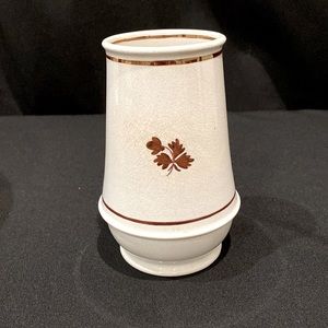 ANTHONY SHAW & SON’S,ENGLAND, COPPER LUSTER IRONSTONE TEA LEAF TOOTHBRUSH HOLDER